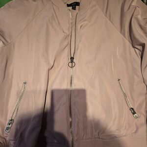 Ellos Light Pink Bomber Jacket